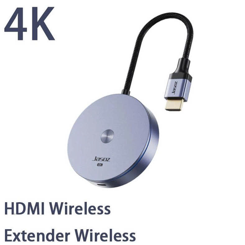 Bộ Phát HDMI Không Dây 4K@30Hz Jasoz T-G167 — Băng Tần Kép 2.4GHz + 5GHz, Kết Nối Không Cần App