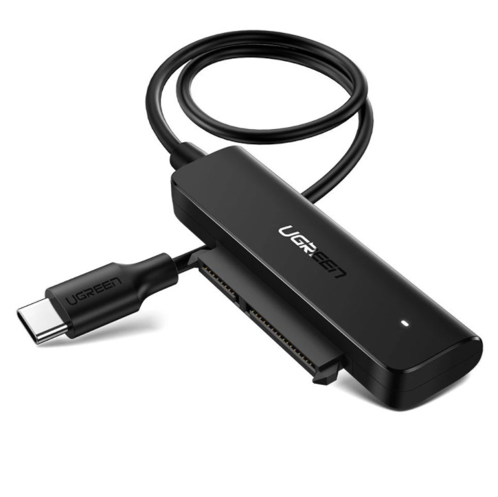 Cáp USB Type-C Sang SATA III Ugreen 70610, hỗ trợ ổ cứng 2.5 inch HDD SSD