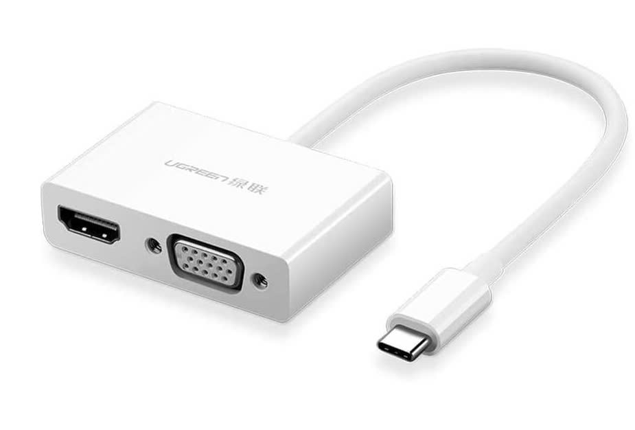 Cáp USB Type C To HDMI và VGA Ugreen 30843 cao cấp