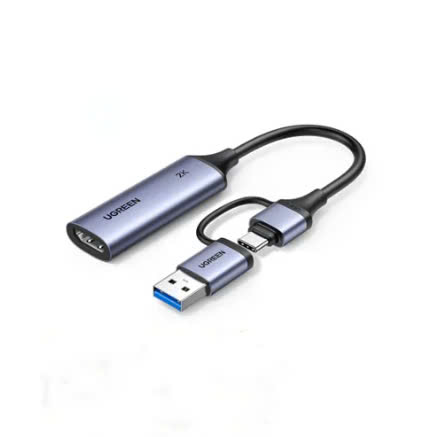 Thiết bị ghi hình HDMI to USB 2.0 / Type-C Ugreen 40189