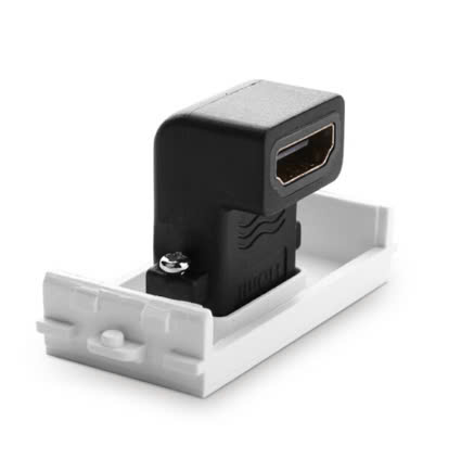 Socket outlet HDMI âm tường bẻ góc 90 độ Ugreen 20318