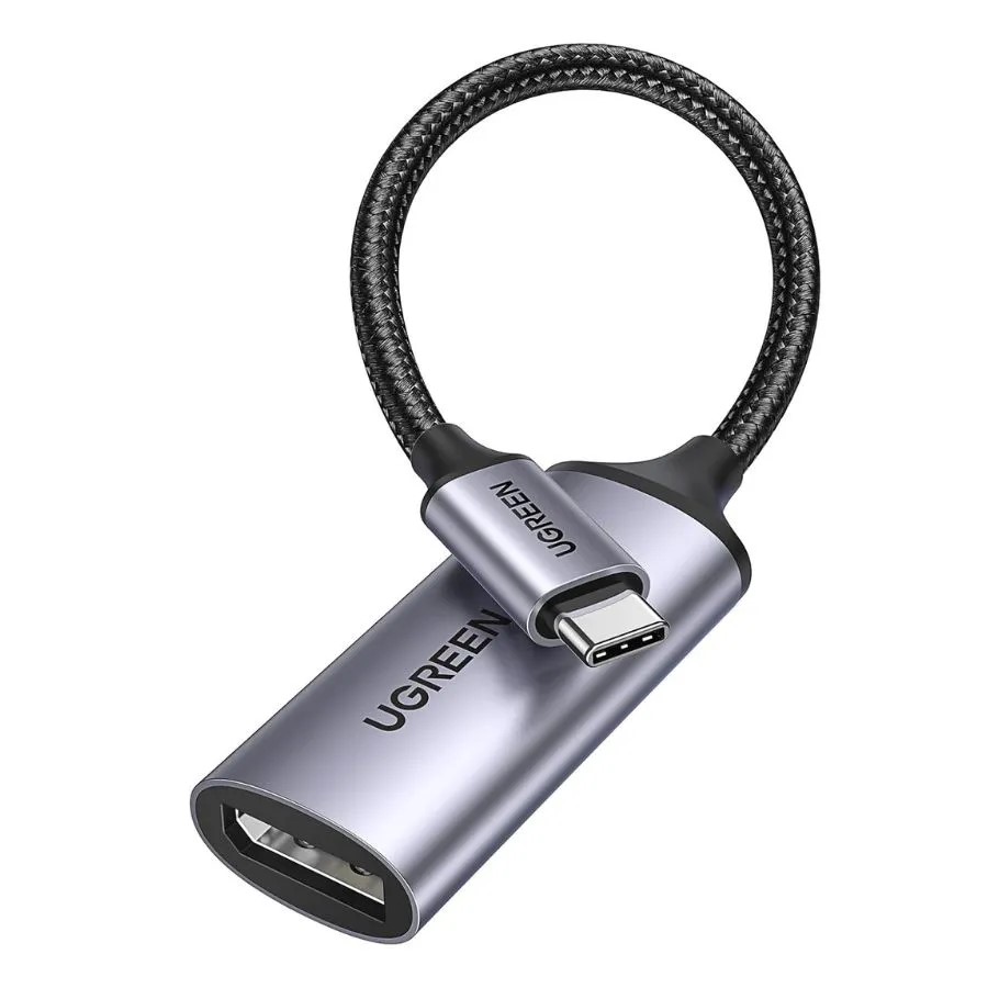 Cáp chuyển USB-C sang Displayport 1.4 hỗ trợ 8K@60HZ dài 10cm Ugreen 15575