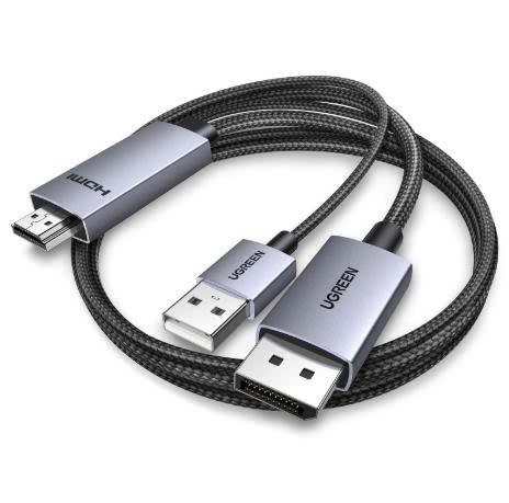 Cáp chuyển đổi HDMI sang Displayport hỗ trợ 4K dài 2m Ugreen 55329 HD169